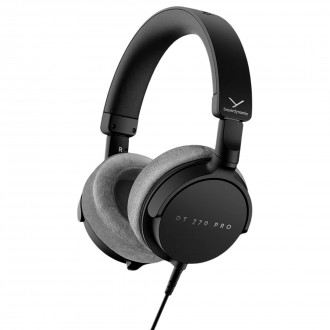 Beyerdynamic DT 270 PRO Compact Over-Ear Studio Headphone with dual-sided cable connector (detachable) Stereo jack 3,5mm with ad
