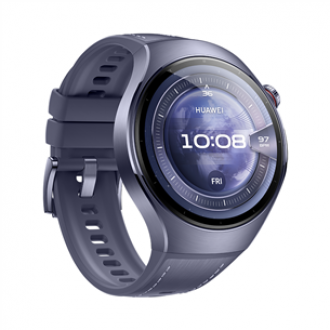 Huawei Watch 5 (46mm), Fluorelastomer Purple blue strap, Titanium body, Rates-L39L Huawei Watch 5 (46mm), Fluorelastomer Purple blue strap, Titanium body, Rates-L39L