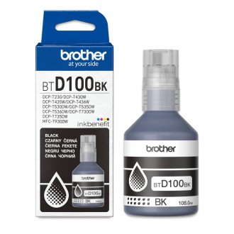Brother BTD100BK Genuine Black Ink Bottle Brother BTD100BK Genuine Black Ink Bottle