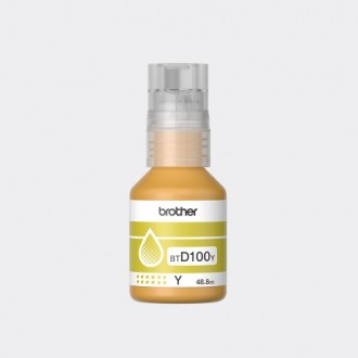 Brother BTD100Y Genuine Yellow Ink Bottle