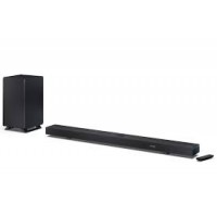 Sharp HT-SBW55121(BK) Q 5.1.2 Dolby Atmos/ DTS:X Soundbar with Wireless Subwoofer, Black | Sharp