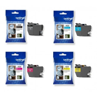Brother LC422VAL | Ink Cartridge | Black, Cyan, Magenta, Yellow