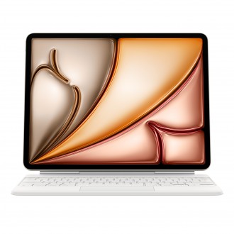 Apple Magic Keyboard for iPad Air 13-inch (M3) - Swedish - White | Apple Apple Magic Keyboard for iPad Air 13-inch (M3) - Swedish - White | Apple