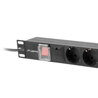 Lanberg Power Distribution unit 200 cm, 7 outlets, black | Lanberg Lanberg Power Distribution unit 200 cm, 7 outlets, black | Lanberg