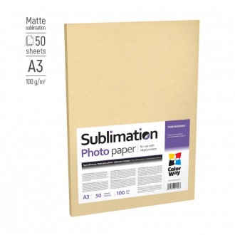 PSM100050A3 | 100 g/m | A3 | A3 | Photo Paper sublimation 50 pcs.