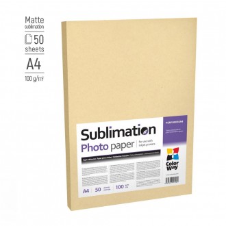 PSM100050A4 | 100 g/m | A4 | A4 | Photo Paper sublimation 50 pcs.