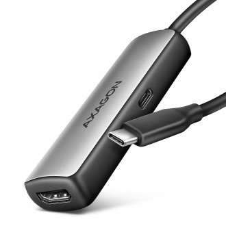 AXAGON RVC-HI8KPD USB-C - HDMI 2.1 adapter, 8K/60Hz, 4K/144Hz, HDR10+, PD 100W | AXAGON