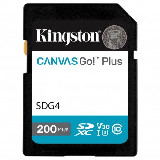 KINGSTON 64GB UHS-I SD Memory Card (Class 10, U3, V30)