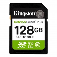 Kingston 128GB SD Select Plus, UHS-I, V10 Kingston 128GB SD Select Plus, UHS-I, V10