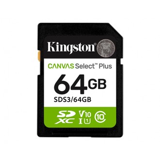 Kingston 64GB SD Select Plus, UHS-I, V10