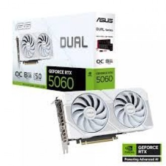 ASUS DUAL-RTX5060-O8G-WHITE ASUS DUAL-RTX5060-O8G-WHITE