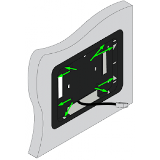 ProDVX FM-10S Flushmount bracket for S-Series ProDVX FM-10S Flushmount bracket for S-Series