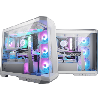 MSI Case | MAG PANO M100R PZ WHITE | White | Micro ATX Tower | ATX