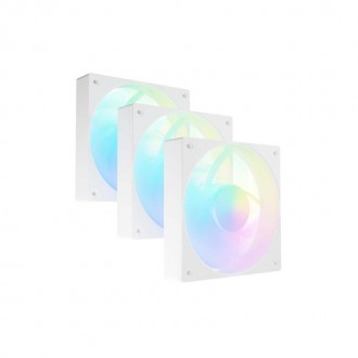 Fury Fan Sai S12 ARGB PWM, White 3-pack | Fury Fury Fan Sai S12 ARGB PWM, White 3-pack | Fury