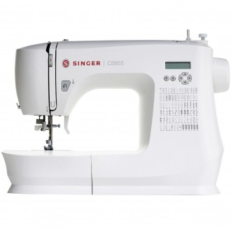 Singer C5655 Sewing Machine, White Singer