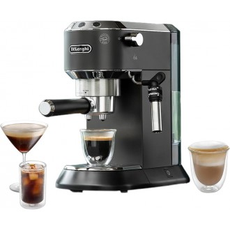 Delonghi | Dedica Pump Espresso | EC685.BK | Pump pressure 15 bar | Built-in milk frother | Semi-automatic | 1300 W | Black/Stai