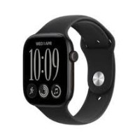 Apple Watch Series 12 GPS + Cellular 46mm Black Aluminium Case with Black Sport Band - M/L 