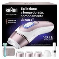 Braun Silk-expert Pro 7 IPL Photo Epilator, White/Gold 