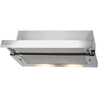 Hood CATA TF 2003 600 Duralum Mechanical panel, Width 60 cm, 340 m /h, Duralum, Energy efficiency class C, 57 dB, Built-in teles