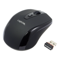 Logilink Maus optisch Funk 2.4 GHz wireless, Black, 2.4GH wireless mini mouse with autolink Logilink Maus optisch Funk 2.4 GHz wireless, Black, 2.4GH wireless mini mouse with autolink