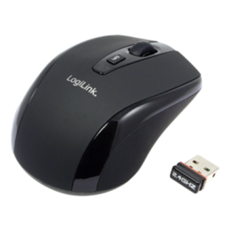Logilink Maus optisch Funk 2.4 GHz wireless, Black, 2.4GH wireless mini mouse with autolink Logilink Maus optisch Funk 2.4 GHz wireless, Black, 2.4GH wireless mini mouse with autolink