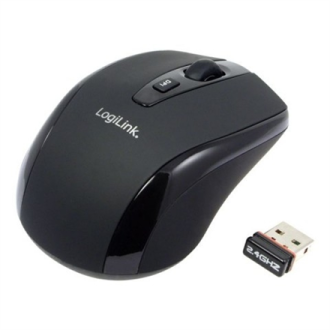 Logilink Maus optisch Funk 2.4 GHz wireless, Black, 2.4GH wireless mini mouse with autolink Logilink Maus optisch Funk 2.4 GHz wireless, Black, 2.4GH wireless mini mouse with autolink