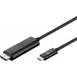 Goobay USB-C HDMI adapter cable (4k 60 Hz) HDMI adapter, 1.8 m, Black Goobay USB-C HDMI adapter cable (4k 60 Hz) HDMI adapter, 1.8 m, Black