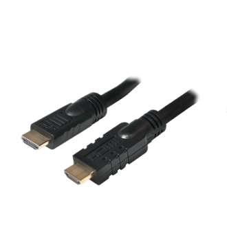 Logilink CHA0025 HDMI Cable, Active, M/M, 25m, black Logilink CHA0025 HDMI Cable, Active, M/M, 25m, black