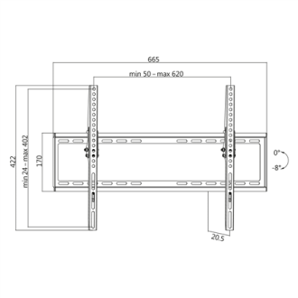 Logilink BP0039 TV Wall mount, 37 Logilink BP0039 TV Wall mount, 37