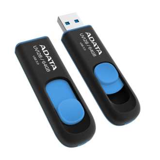 ADATA UV128 64 GB, USB 3.0, Black/Blue ADATA UV128 64 GB, USB 3.0, Black/Blue