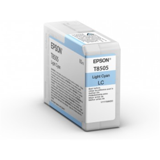 Epson T8505 Ink Cartridge, Light Cyan Epson T8505 Ink Cartridge, Light Cyan