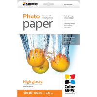 ColorWay High Glossy Photo Paper, 100 sheets, A4, 230 g/m ColorWay High Glossy Photo Paper, 100 sheets, A4, 230 g/m