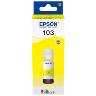Epson 103 ECOTANK Ink Bottle, Yellow Epson 103 ECOTANK Ink Bottle, Yellow