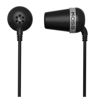 Koss Headphones THE PLUG CLASSIC In-ear, 3.5mm (1/8 inch), Black, Noice canceling, Koss Headphones THE PLUG CLASSIC In-ear, 3.5mm (1/8 inch), Black, Noice canceling,