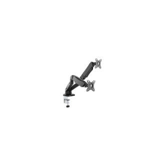 ICY BOX IB-MS304-T, Monitor stand with desk mounted base, for two screens, size up to 27'' ICY BOX IB-MS304-T, Monitor stand with desk mounted base, for two screens, size up to 27''