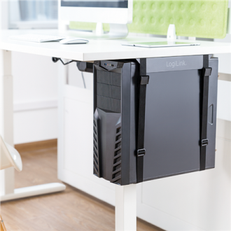 LogiLink EO0009 Adjustable Under-Desk CPU Mount, strap