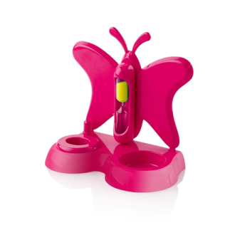 ETA Toothbrush with water cup and holder Sonetic 1294 90070 For kids, Pink / light green, 2, Number of brush heads included 2