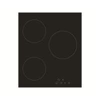 Simfer Hob H4.030.DECSP Vitroceramic, Number of burners/cooking zones 3 Hi-Light Heater Zones, Touch control, Black