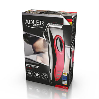 Adler Hair clipper AD 2825 Corded, Red Adler Hair clipper AD 2825 Corded, Red
