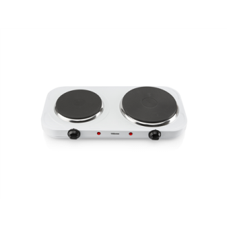 Tristar Free standing table hob KP-6245 Number of burners/cooking zones 2, Rotary, White, Hot plate, Electric Tristar Free standing table hob KP-6245 Number of burners/cooking zones 2, Rotary, White, Hot plate, Electric