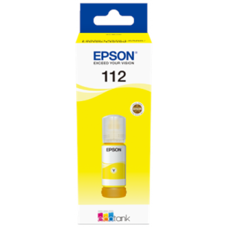 Epson 112 EcoTank Pigment C13T06C44A Ink Bottle, Yellow Epson 112 EcoTank Pigment C13T06C44A Ink Bottle, Yellow