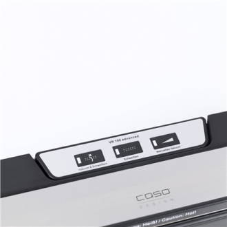 Caso Vacuum sealer VR 190 advanced Automatic, 100 W, Vacuum-chamber Removable, Film Box, 10 bags (20x30 cm), 1 vacuum hose, Blac