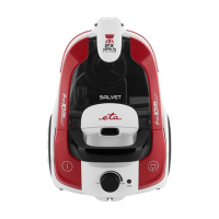 ETA Vacuum Cleaner SALVET ETA051390000 Bagless, Dry cleaning, Power 700 W, Dust capacity 2.2 L, 70 dB, Red ETA Vacuum Cleaner SALVET ETA051390000 Bagless, Dry cleaning, Power 700 W, Dust capacity 2.2 L, 70 dB, Red