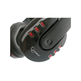 Gembird Glossy Black, Gaming headset with volume control, Built-in microphone, 3.5 mm Gembird Glossy Black, Gaming headset with volume control, Built-in microphone, 3.5 mm