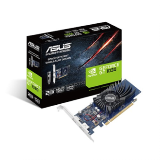 Asus NVIDIA, 2 GB, GeForce GT 1030, GDDR5, Processor frequency 1266 MHz, HDMI ports quantity 1, PCI Express 3.0, Memory clock sp Asus NVIDIA, 2 GB, GeForce GT 1030, GDDR5, Processor frequency 1266 MHz, HDMI ports quantity 1, PCI Express 3.0, Memory clock sp