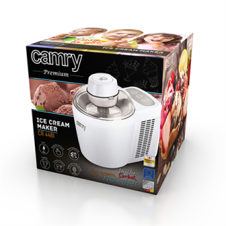 Camry Ice cream maker CR 4481 Power 90 W, Capacity 0.7 L, White Camry Ice cream maker CR 4481 Power 90 W, Capacity 0.7 L, White