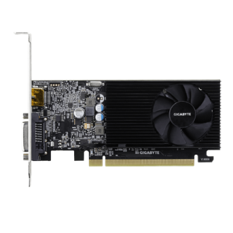 Gigabyte GV-N1030D4-2GL 1.0 NVIDIA, 2 GB, GeForce GT 1030, DDR4, PCI Express 3.0, Processor frequency 1417 MHz, DVI-D ports quan Gigabyte GV-N1030D4-2GL 1.0 NVIDIA, 2 GB, GeForce GT 1030, DDR4, PCI Express 3.0, Processor frequency 1417 MHz, DVI-D ports quan