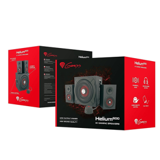 GENESIS Helium 610BT Computer Speakers, Wired, Bluetooth, Black GENESIS Helium 610BT Computer Speakers, Wired, Bluetooth, Black