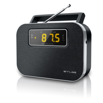 Muse M-081R Black, Alarm function, 2-band PLL portable radio Muse M-081R Black, Alarm function, 2-band PLL portable radio