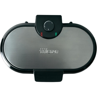 Tristar Waffle maker WF-2120 1200 W, Number of pastry 10, Heart shaped, Black